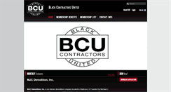 Desktop Screenshot of blackcontractorsunited.com